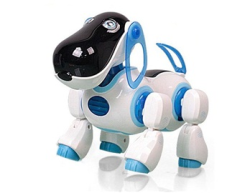 Robô com controle remoto formato cachorro