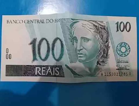 Cedulas de 100 reais antiga 1994