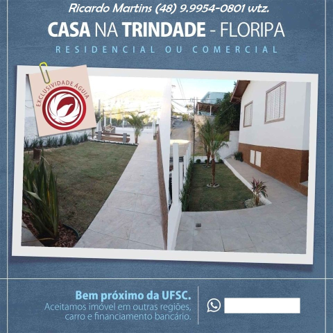 Casa a venda Florianópolis Trindade